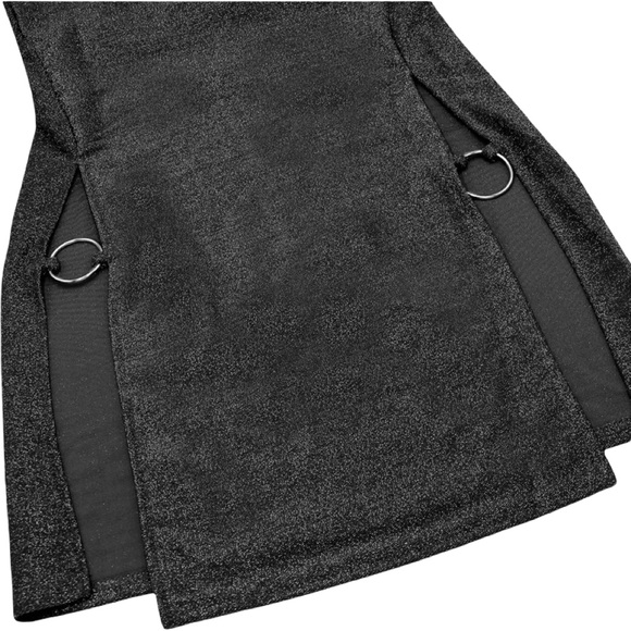 🖤 Midnight Siren Halter Mini Dress – Size Large - Picture 6 of 11
